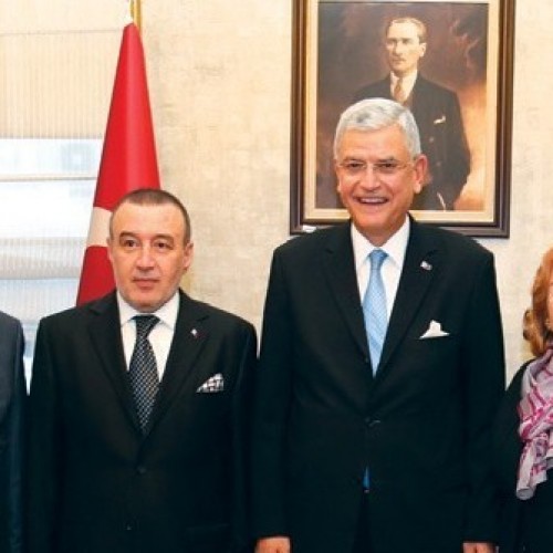 Marmara Grubu Vakfı ile TOSYÖV Başkanı, Avrupa Birliği Bakanı ve Başmüzakereci Volkan Bozkır’la görüştü.